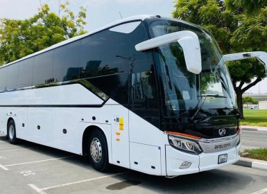 50 seater bus Rental Dubai For Airport Transfers, Corporate Events, Point to Point, City Tours, City Transfers, Party Bus Rental